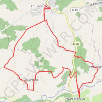 Trail de la Sonnette - Marche GPS track, route, trail