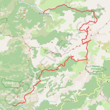 Ota - Barghiana GPS track, route, trail