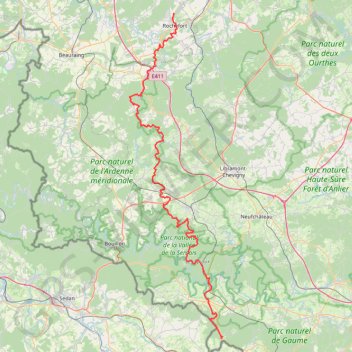 SAT_Tronçon-Rochefort-Orval_T_2022-06-24 GPS track, route, trail