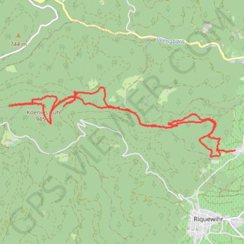 Le Koenigsstuhl GPS track, route, trail
