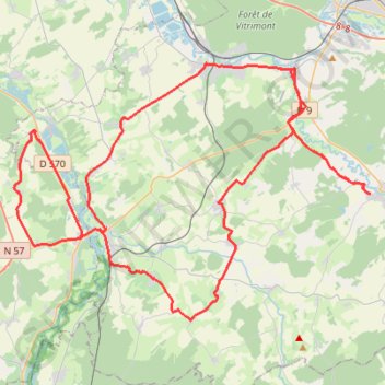Landécourt GPS track, route, trail