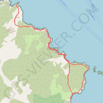 De Tamarone à la Tour d'Agnelo GPS track, route, trail