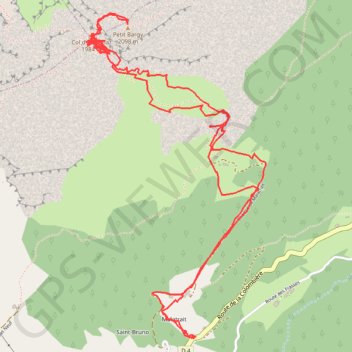 Le Petit Bargy GPS track, route, trail