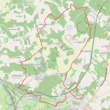 Circuit des Arches de Fontcouverte GPS track, route, trail