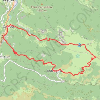 Chemin de la Montagne GPS track, route, trail