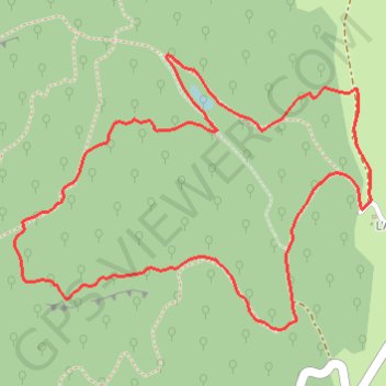 Première neige sur le Bois de Glaize - Loisieux GPS track, route, trail
