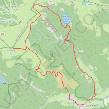 Le kastelberb GPS track, route, trail