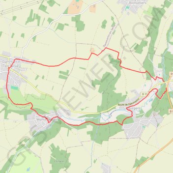 Septeuil et La Vaucouleurs (78 - Yvelines) GPS track, route, trail