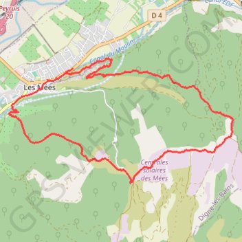 Les Pénitents GPS track, route, trail