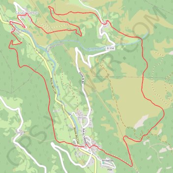 Bois de la Pale - Vallée du Louron GPS track, route, trail