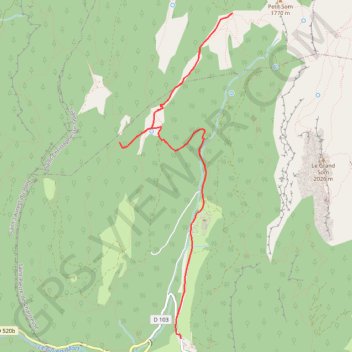 Parcours du 06/07/2023 18h32 GPS track, route, trail