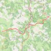 Les Estrets - Les 4 Chemins - Chemin de Compostelle GPS track, route, trail
