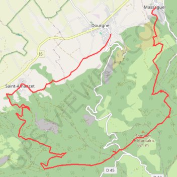 La Ronde des Givrés GPS track, route, trail