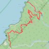 ⛹️ Trace anse couleuvre a l'anse des galets GPS track, route, trail