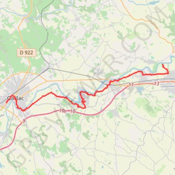 Gaillac Albi GPS track, route, trail