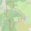 Chalets de Miage et Mont Truc depuis La Gruvaz GPS track, route, trail