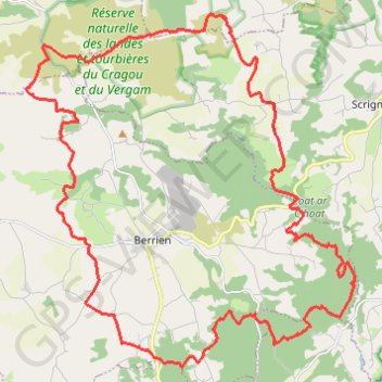 Cragou - Huelgoat GPS track, route, trail