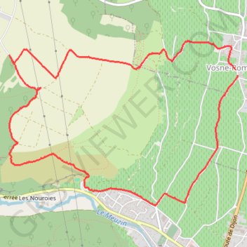 Vosne-Romanée GPS track, route, trail