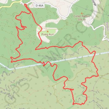 Pichauris GPS track, route, trail