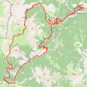 Raid Queyras parcours 1-16295909 GPS track, route, trail