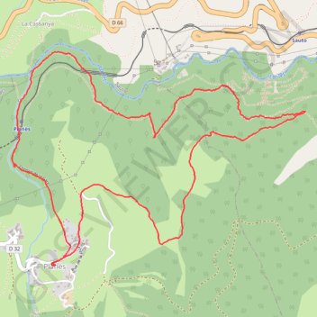 Les arbres du haut Conflent GPS track, route, trail