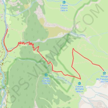 Le Piméné - 1 GPS track, route, trail