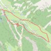 Ceillac - Le Mélèzet en raquettes GPS track, route, trail