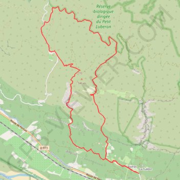 Les Mayorques et les Gorges de la Peine GPS track, route, trail
