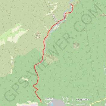 Le Latay - Signes GPS track, route, trail