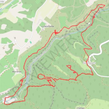 Buoux-Sivergues GPS track, route, trail