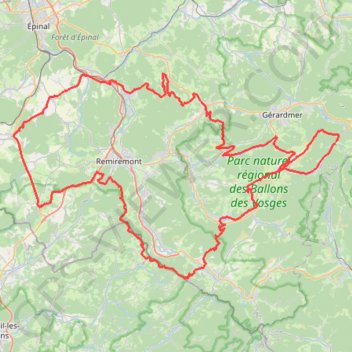Granfondo Vosges GPS track, route, trail