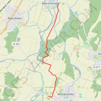 Ebermunster Mutterholtz GPS track, route, trail