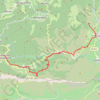 DUILHAC TUCHAN GPS track, route, trail