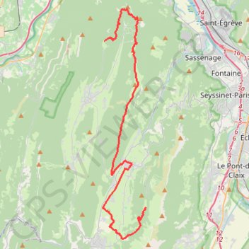 Tour du Vercors 2019 - Jour 6 GPS track, route, trail