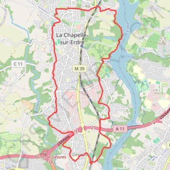 La Chapelle-sur-Erdre Autre GPS track, route, trail