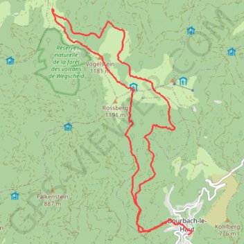 Balade vers le Belacker et retour par Gsang GPS track, route, trail