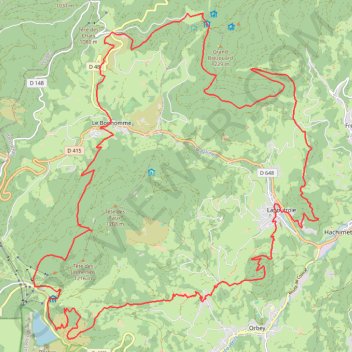 Circuit de la Nouvelle Ruche GPS track, route, trail