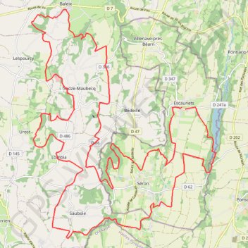 Escaunets vtt GPS track, route, trail