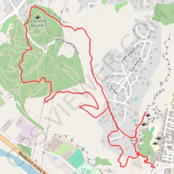 La Colline Saint-Jacques GPS track, route, trail