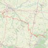 GR123 Randonnée de Clairy-Saulchoix (Somme) à Carlepont (Oise) GPS track, route, trail