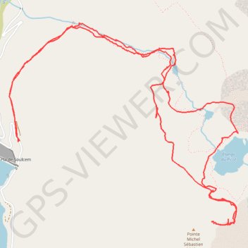Vallée des Étangs du Picot GPS track, route, trail