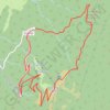Crêt du poulet GPS track, route, trail