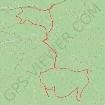 Le roc du Plainet GPS track, route, trail