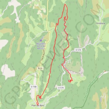 Plan de Baix GPS track, route, trail