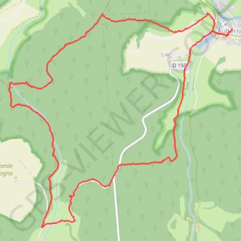 La tufière d'Amorey GPS track, route, trail
