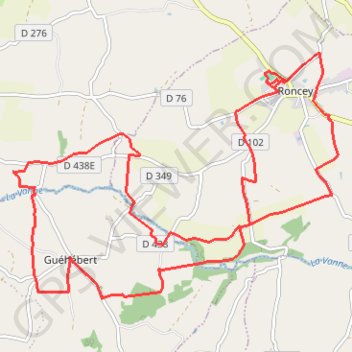 19 km GPS track, route, trail