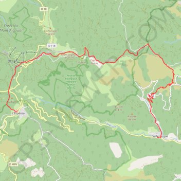 L'Espérou - Aigoual - Valleraugue GPS track, route, trail