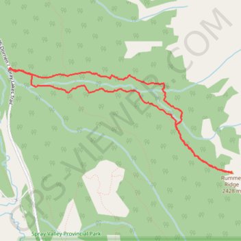 Rummel Ridge GPS track, route, trail