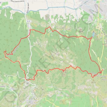 Saint-Rémy Cretes Baux GPS track, route, trail