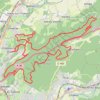 Dame Blanche (forêt de Chailluz) GPS track, route, trail